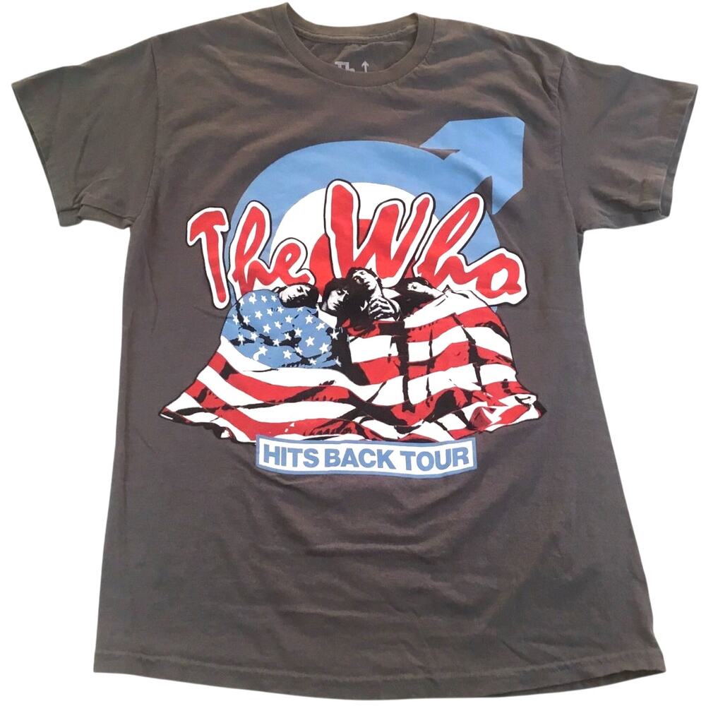 The Who Hits Back Tour T-Shirt Gray Medium